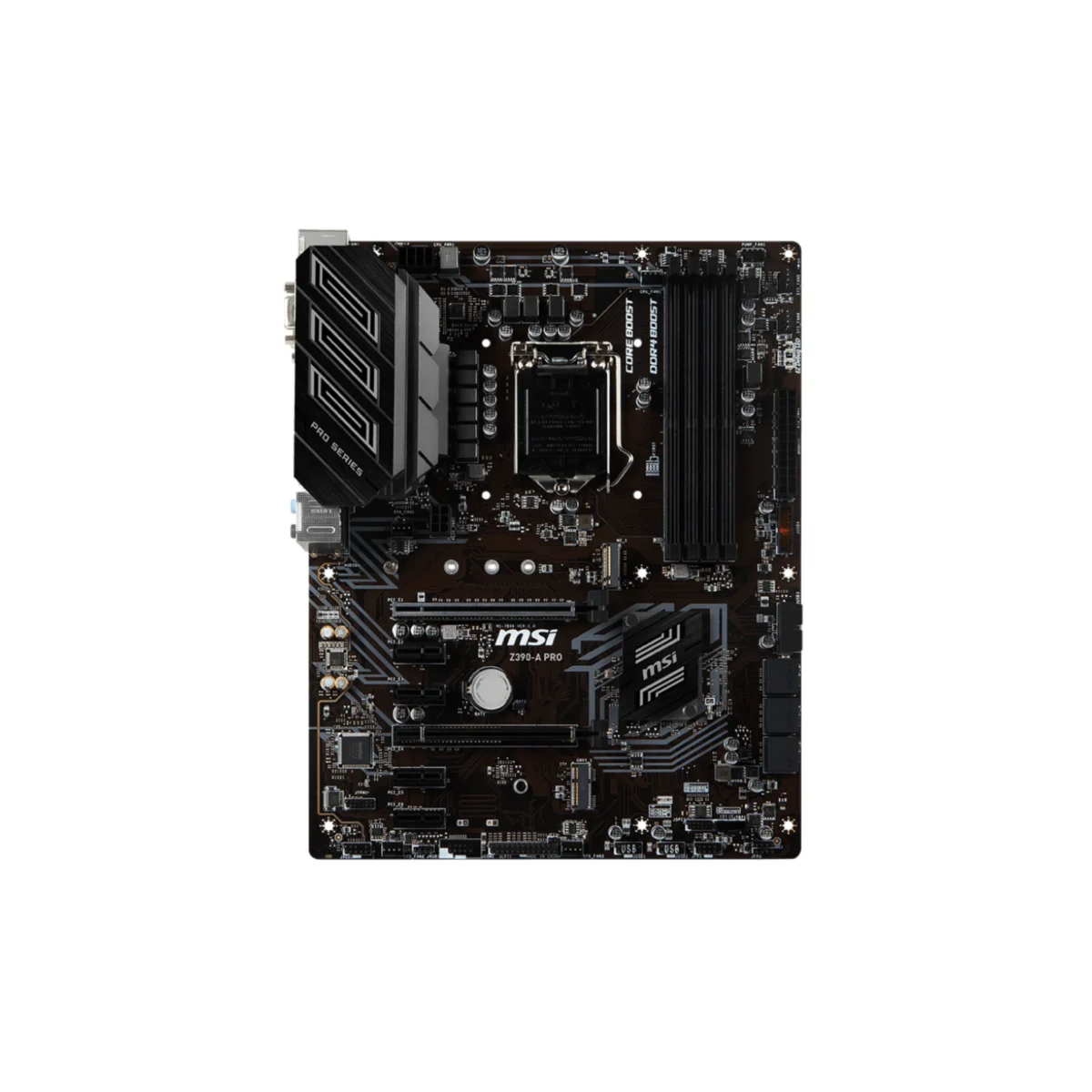 MSI PRO Z390-A PRO LGA 1151 (300 Series) Intel Z390 SATA 6Gb/s ATX Intel Motherboard - Image 2