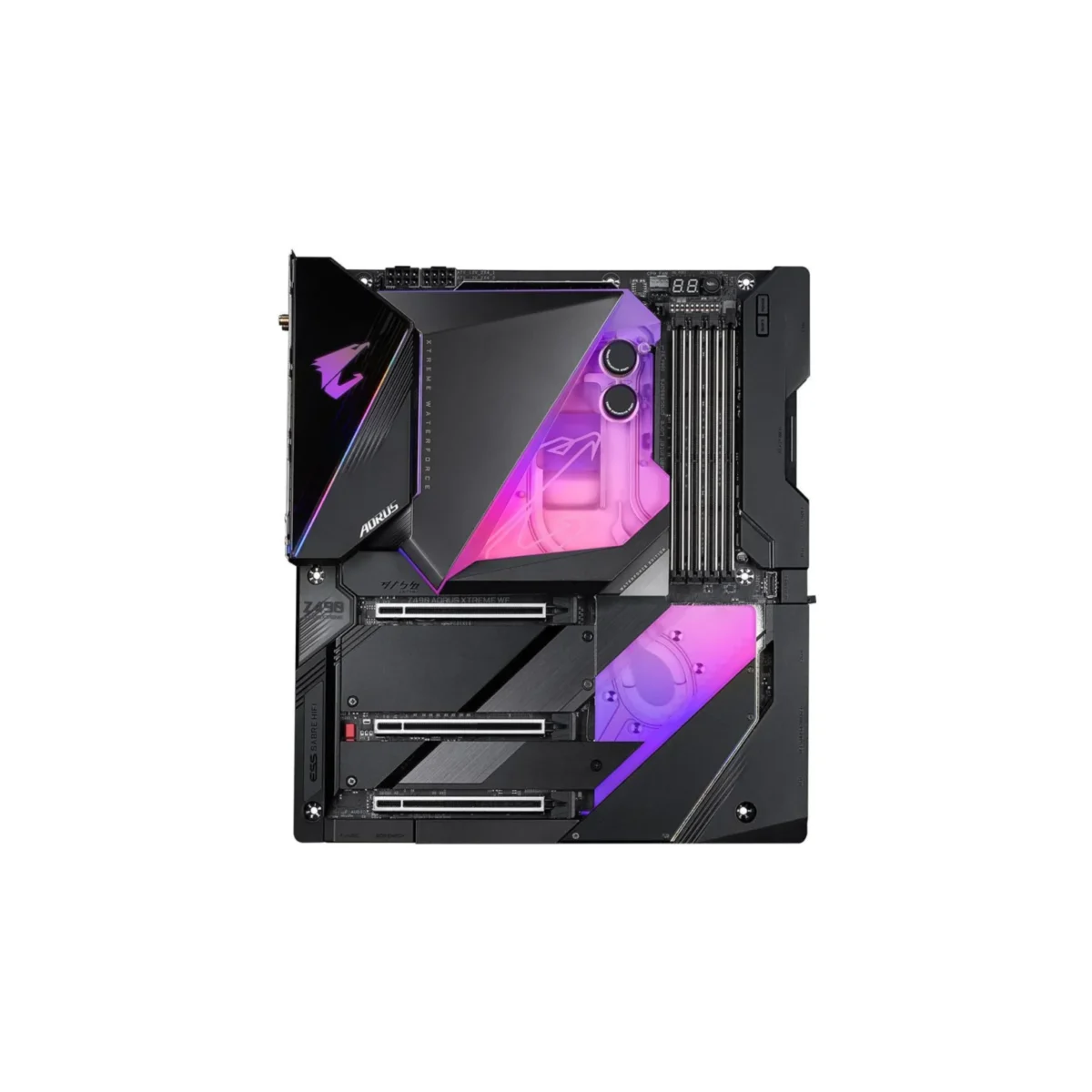 GIGABYTE Z490 AORUS XTREME WATERFORCE – Intel Z490 ATX Motherboard, LGA 1200, PCIe 4.0, Dual M.2, DDR4 XMP, Built-in Water Cooling, Wi-Fi 6, 10GbE LAN - Image 3