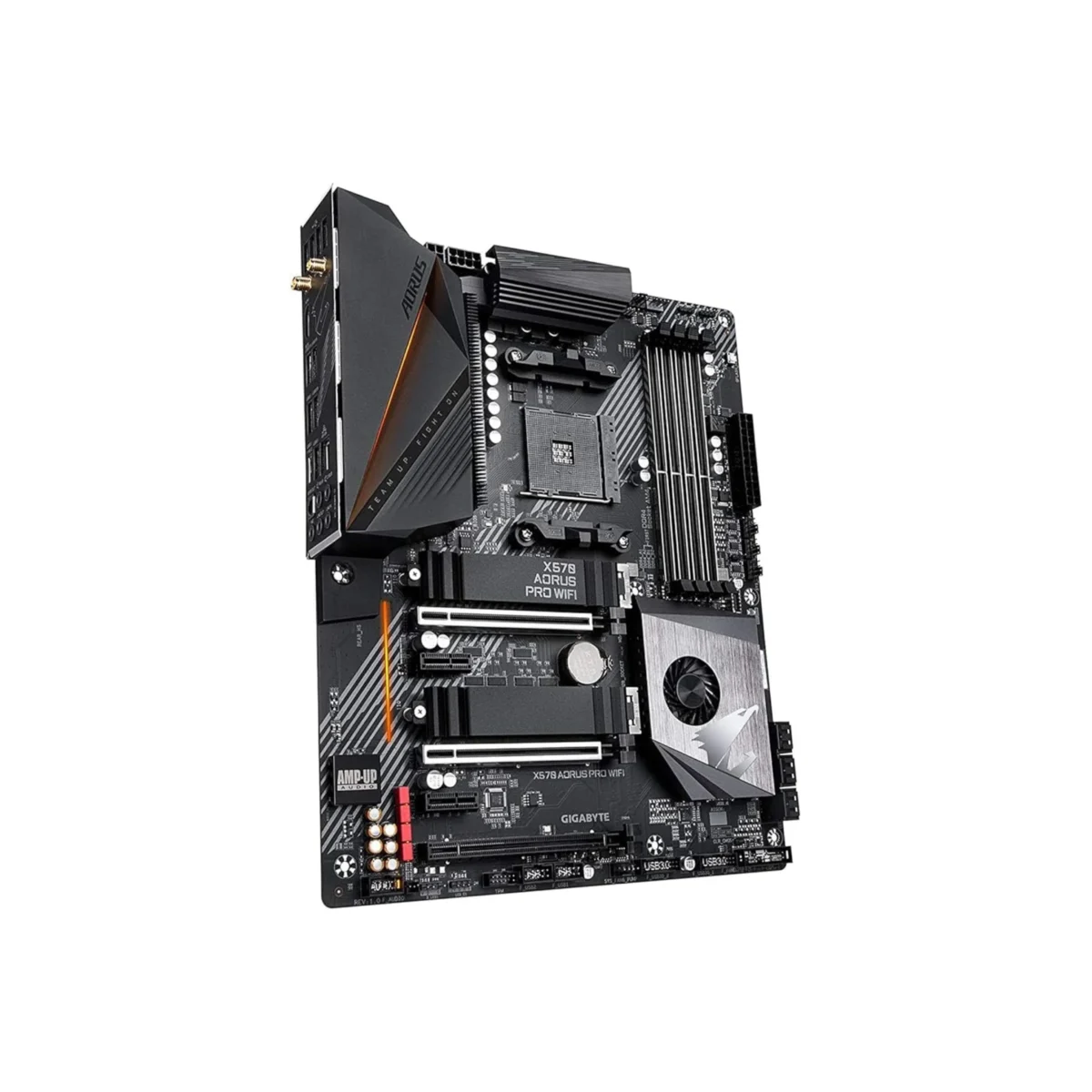 GIGABYTE X570 AORUS PRO WIFI – AMD AM4 ATX Motherboard, PCIe 4.0, DDR4, Wi-Fi 5, Dual M.2, USB 3.2 Gen2, 2.5GbE LAN - Image 3