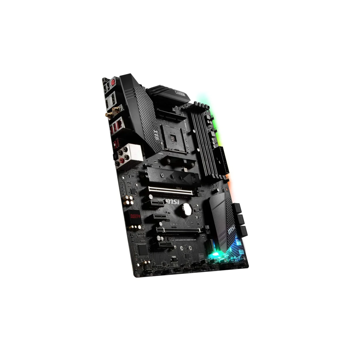 MSI B450 Gaming Pro Carbon Max WiFi – ATX Motherboard with AMD B450 Chipset, PCIe 3.0, Wi-Fi, and Ryzen 5000 Series Support - Image 3