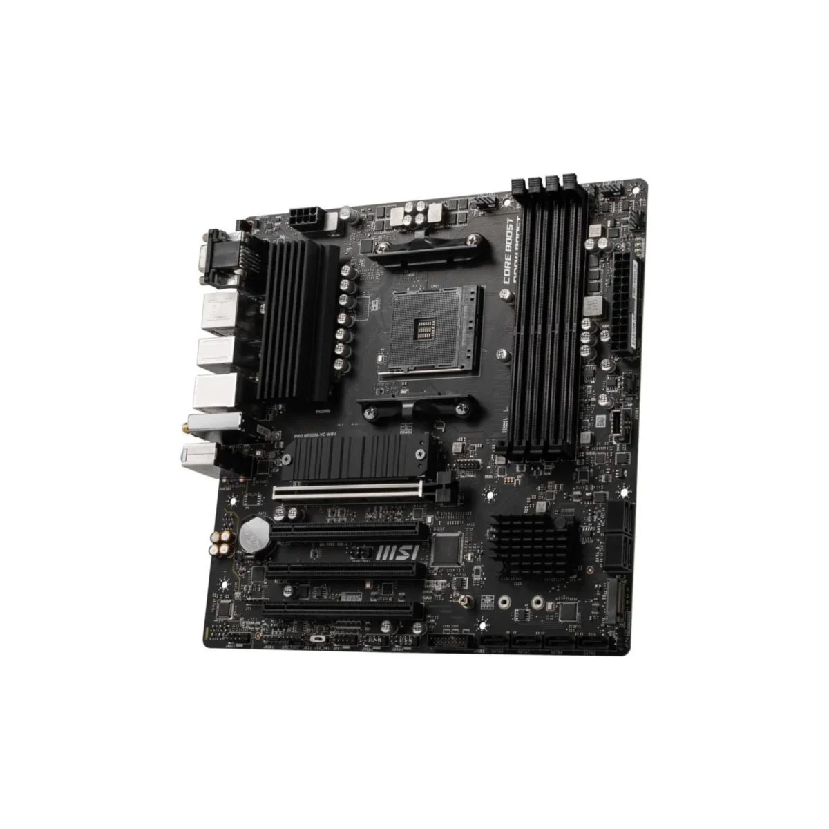MSI PRO B550M-VC WiFi – Micro-ATX Motherboard with AMD B550 Chipset, Wi-Fi 6, PCIe 4.0, and Ryzen 5000 Series Support - Image 4
