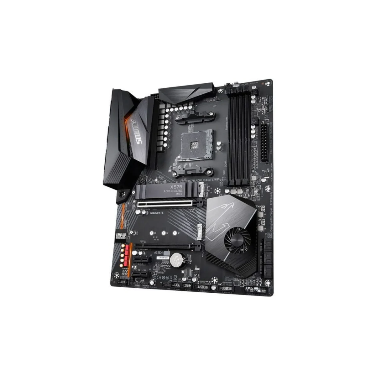 GIGABYTE X570 AORUS ELITE – AMD AM4 ATX Motherboard, PCIe 4.0, DDR4, Dual M.2, USB 3.2 Gen2, 1GbE LAN - Image 3