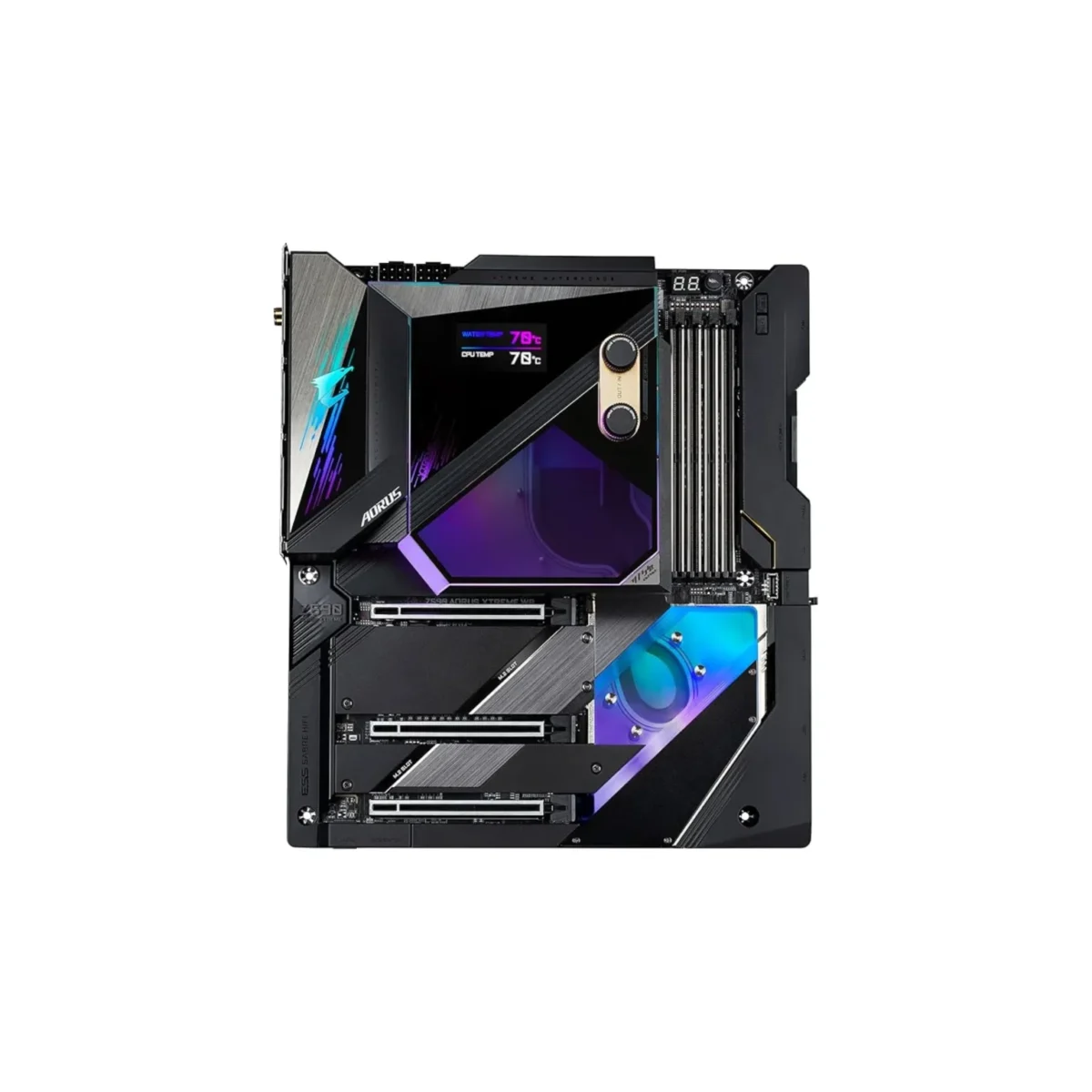 GIGABYTE Z590 AORUS XTREME WATERFORCE – Intel LGA 1200 ATX Motherboard, PCIe 4.0, Custom Loop Water Cooling, 10GbE LAN - Image 4