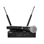 Shure QLX-D Digital Wireless System – QLXD24/SM58 Handheld Mic & QLXD4 Receiver, G50 Band 470-534MHz