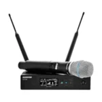Shure QLX-D Digital Wireless System – QLXD24/SM58 Handheld Mic & QLXD4 Receiver, G50 Band 470-534MHz - Image 3