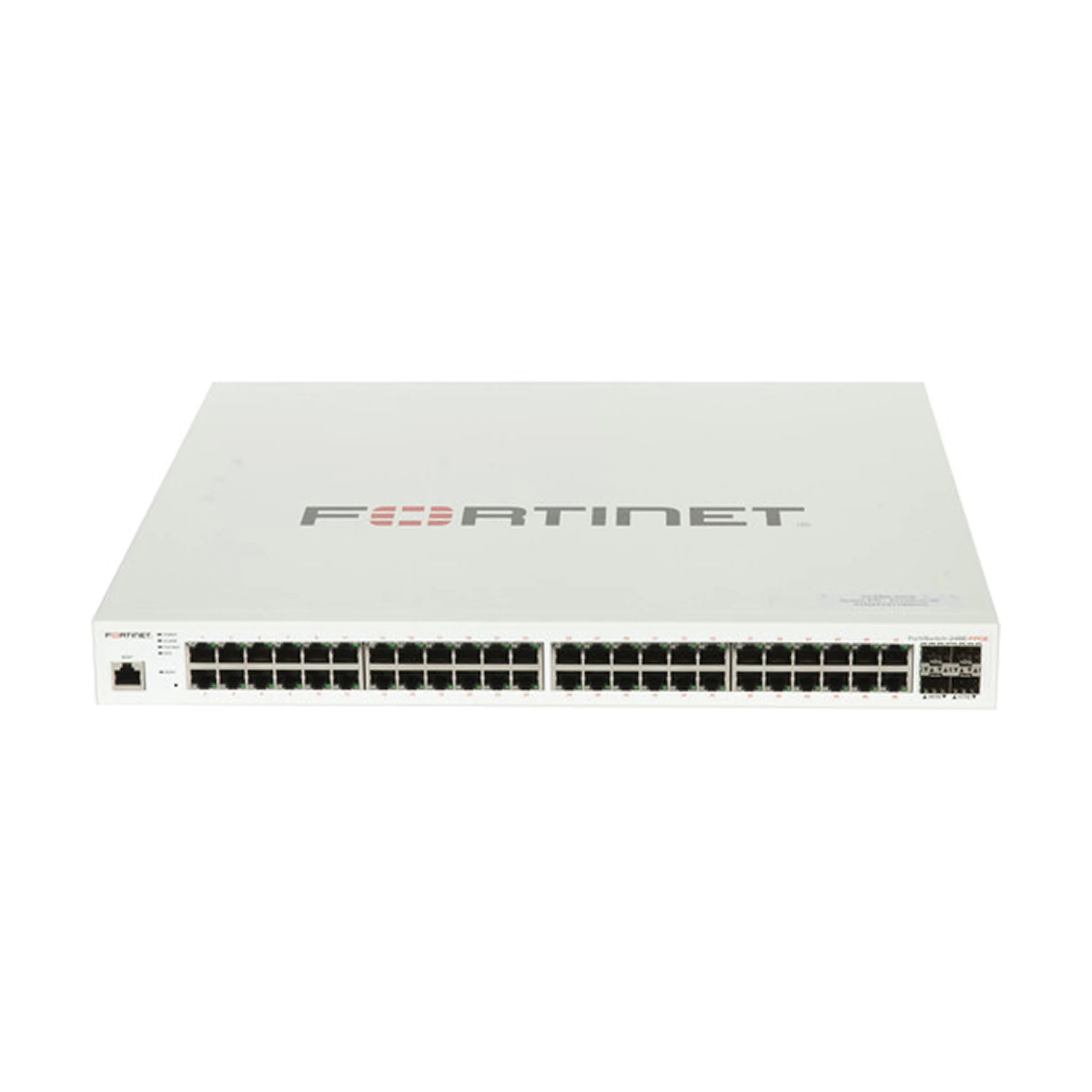I9 Fortinet FortiSwitch FS-248E-FPOE 48-Port Gigabit PoE+ Switch, 4x SFP, 740W PoE Budget - Image 1